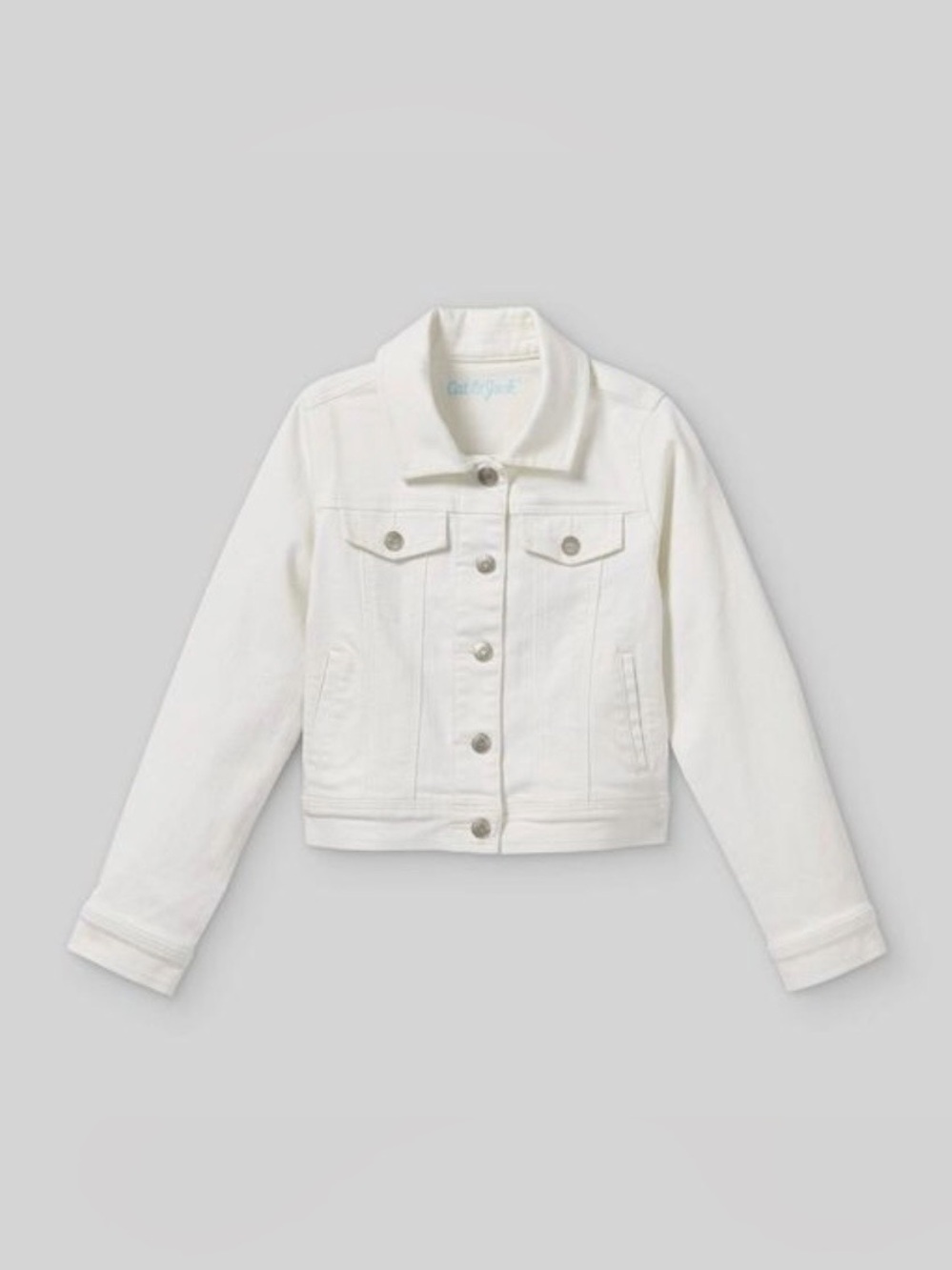 CAT & JACK White Denim Jacket